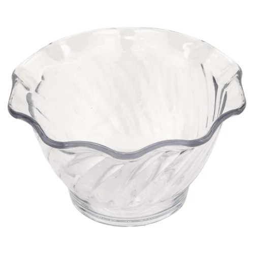 Miniatura 8 de G.E.T. DD-50-BK - Plato de postre para helado de tulipanes de plástico, 5 onzas, color negro (juego de 12)