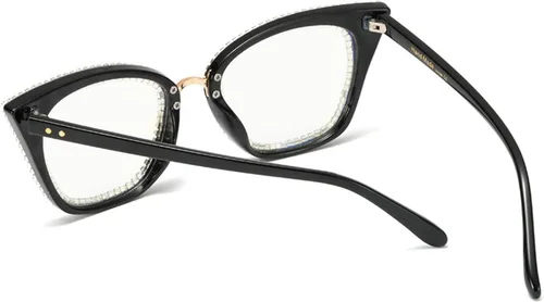 Miniatura 6 de Gafas de lectura bifocales fotocrómicas de transición de diamantes de imitación de ojo de gato sexy para mujer mirar lejos y cerca de gafas de sol