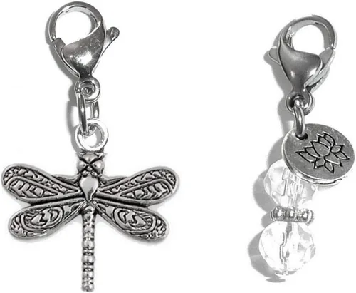 Dije de clip, construye tu propia pulsera, bolso, bolso, mensaje, inspirador, llavero, tirador de cremallera, joyería, Metal