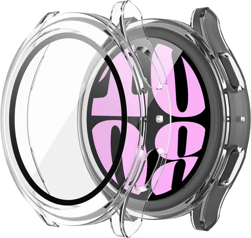 Miniatura 27 de Misxi - Juego de 2 fundas rígidas de policarbonato con protector de pantalla para Samsung Galaxy Watch 5 Galaxy Watch 4 de 40 mm, funda ultradelgada