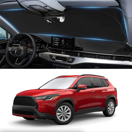 Miniatura 72 de Parasol para Honda CRV 2017-2022, parasol que se ajusta a HR-V CR-V LX EX EX-L, Sport Hybrid, Sport Touring Hybrid, accesorios para SUV, protector