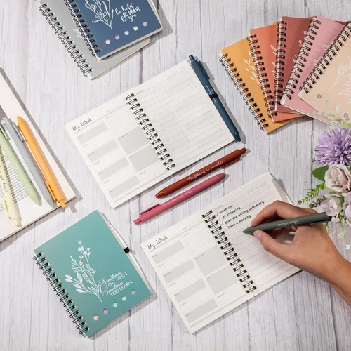 Miniatura 5 de Dispowreath 20 Sets/40 Pcs Employee Appreciation Gifts Bulk A6 Inspirational Journal with Ballpoint Pen Thank You Notebook Gifts for Employee