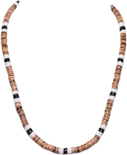 Miniatura 19 de BlueRica Collar de cuentas de concha de coco y puka (18")