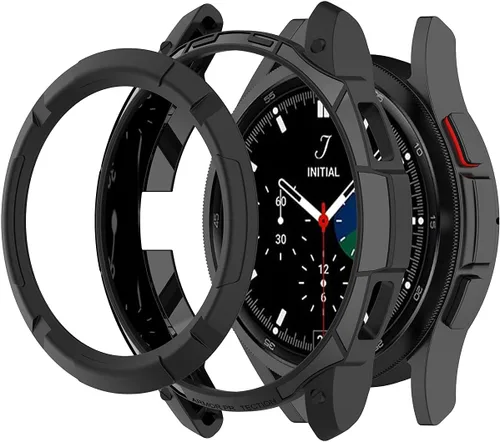 Miniatura 2 de Samsung Galaxy Watch 4 Classic - Funda protectora de 1.81 pulgadas (1.811 in) con marco de anillo bisel (negro/azul/rojo/blanco/verde)