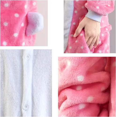 Miniatura 4 de Pijama de franela de una pieza para disfraz de Halloween, diseño de animal