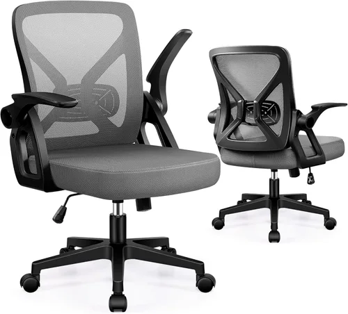 Miniatura 13 de FelixKing Silla de Oficina - Silla de Escritorio Ergonómica de Malla Transpirable para Tareas con Ruedas y Soporte Lumbar, Sillas de Oficina