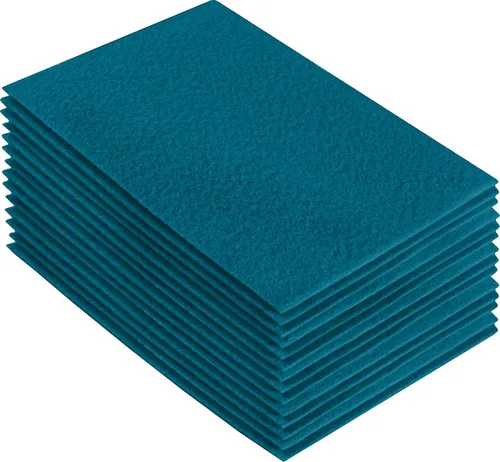 Miniatura 225 de FabricLA Hojas de fieltro acrílico para manualidades, cuadrados de fieltro precortados suaves de 4 x 4 pulgadas (3.9 in x 3.9 in), utiliza hojas