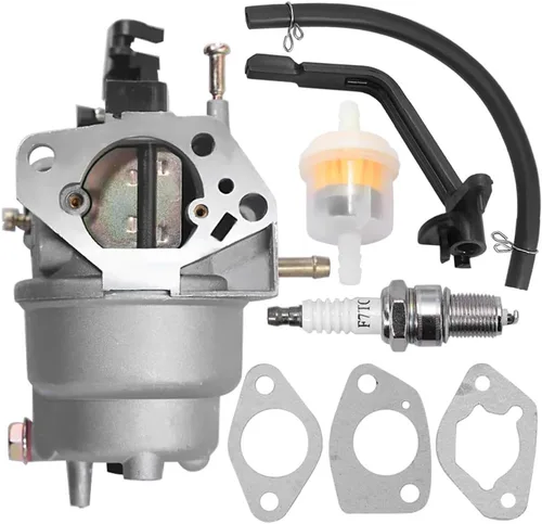 Miniatura 2 de Reemplazo de carburador para generador Generac GP6500 GP6500E GP7500E GP5500 8125W Reemplaza 0J58620157 con kit de carburador, bujía y filtro