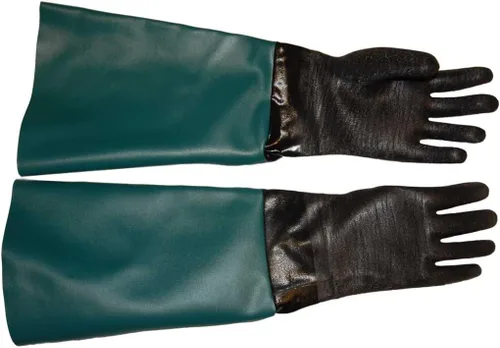 Miniatura 7 de Guantes para gabinete de chorro de arena con chorro de arena, 5.5 x 24 pulgadas, fabricados en Estados Unidos