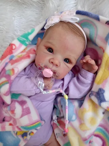 Miniatura 3 de Zero Pam Life Like Reborn Muñecas de Bebé de Silicona de Cuerpo Completo para Niñas, Muñecas Recién Nacidas Realistas de 20 Pulgadas para Niños