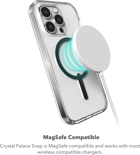 Miniatura 6 de ZAGG Crystal Palace Snap iPhone 15 Pro Max Funda transparente para teléfono - Protección contra caídas (13 pies/4m), funda MagSafe duradera
