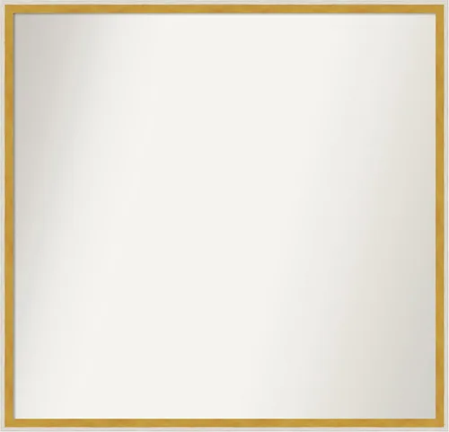 Miniatura 530 de Amanti Art Espejo de baño blanco para sobre el fregadero, 32 x 45 pulgadas, espejo de tocador rectangular blanco esbelto, marco de madera moderno