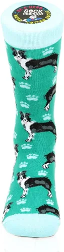 Miniatura 3 de Calcetines de vestir divertidos y cómodos de algodón coloridos, unisex, con patrón de perro