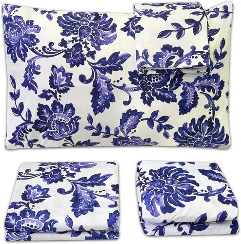 Miniatura 6 de Juego de sábanas de tamaño California king, ropa de cama transpirable y lujosa con correas elásticas integradas para las esquinas, colección Supreme