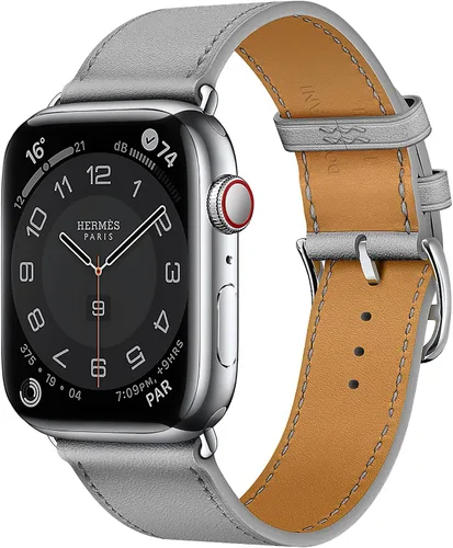 Miniatura 28 de LB1 - Correa de cuero para Apple Watch para mujeres y hombres, SE Ultra 2 de 1.575 in 1.732 in 1.811 in 1.654 in 1.772 in 1.614 in 1.496 in 1.929 in