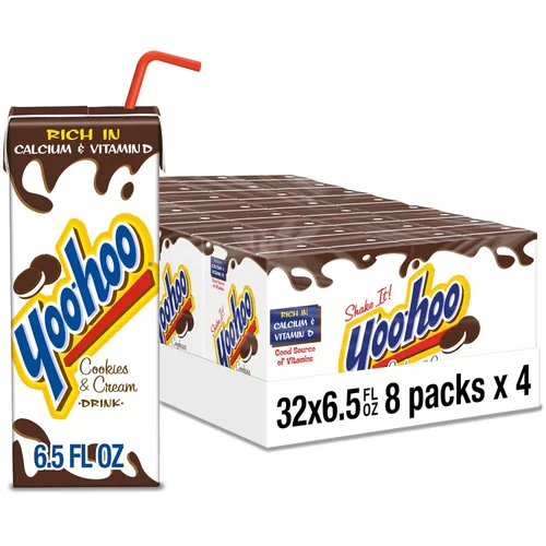 Miniatura 10 de Yoo-hoo Bebida de chocolate, cajas de 6.5 onzas líquidas, paquete de 32