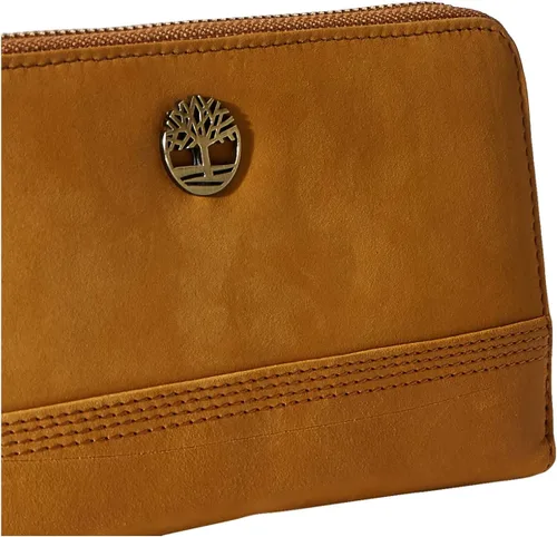 Miniatura 4 de Timberland - Cartera de piel con cremallera de interferencia de radiofrecuencia RFID para mujer con correa para la muñeca