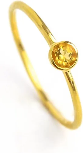 Miniatura 8 de Anillo pequeño de piedras preciosas apilable, banda de anillo delicada y delgada minimalista, anillo simple apilable de piedra natal