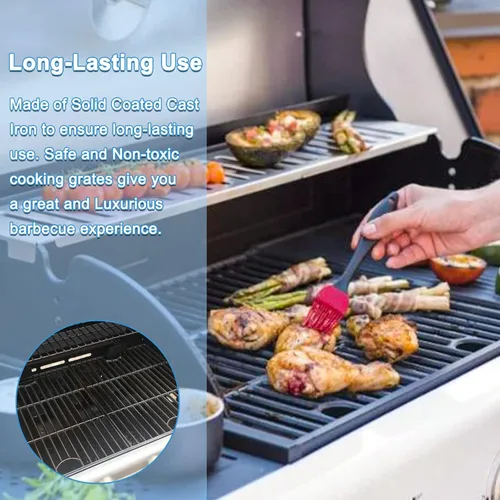 Miniatura 9 de Piezas de repuesto para parrilla Nexgrill de 4 quemadores 720-0830H, 720-0783E, 720-0830D, 5 quemadores 720-0888N, 720-0888, rejillas de parrilla