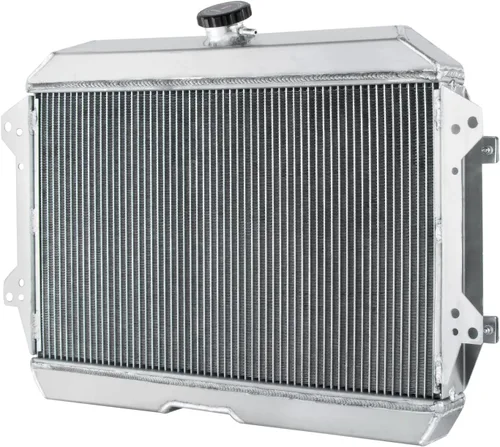 Miniatura 3 de Ventilador de aluminio de la cubierta del radiador de la raza de 4 filas para 1970-1975 Nissan Datsun 240Z 260Z L6