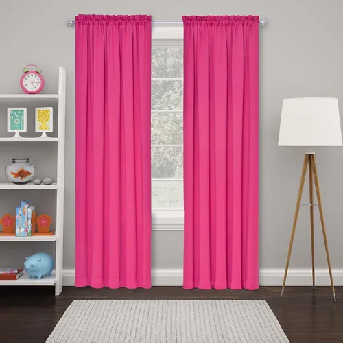 Miniatura 12 de Eclipse Cortina Sólida Thermapanel para Oscurecer la Habitación con Bolsillo para Barra, Cortina de Ventana para Dormitorio y Sala de Estar