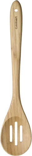 Miniatura 3 de Cuisinart CTG-BAM-2SP Green Gourmet - Cucharas sólidas y ranuradas de bambú, paquete de 2, 15.5" x 4.5" x 0.75