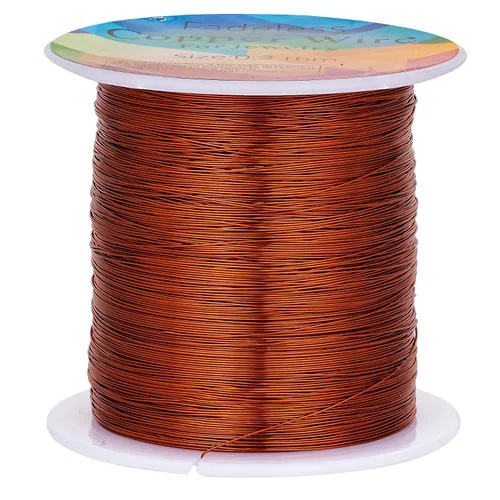 Miniatura 31 de Alambres de cobre resistentes al deslustre de 65.6 pies, alambre de cobre para electrocultura en jardinería, alambre de cobre de calibre 16, cables