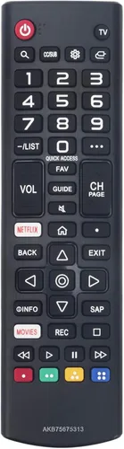 AKB75675313 Reemplazo remoto para LG TV 43UM6900PUA 43UM6910PUA 43UM6950DUB 70UM6970PUA 60UM7100DUA 55UM7200PUA 43UM7300AUE 43UM73113 0PUA 70