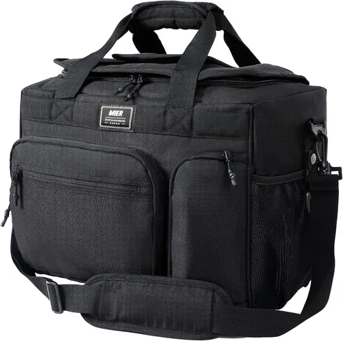 Miniatura 9 de MIER Bolsa enfriadora suave extra grande de 30 litros con abridor de botellas para camping, playa, barbacoa, comestibles, golf, a prueba de fugas