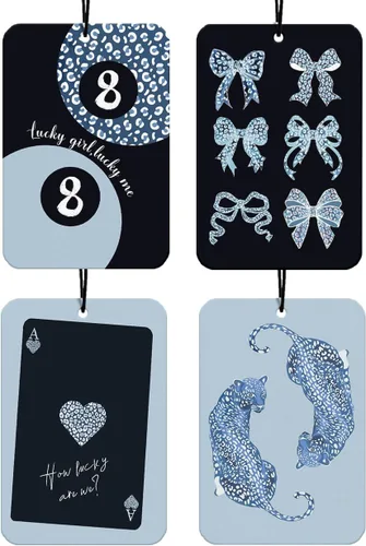Miniatura 23 de Black Bows - Ambientador occidental para automóvil, 4 piezas, Let's Go Girls Cowgirls Western accesorios para colgar para automóvil, decoración