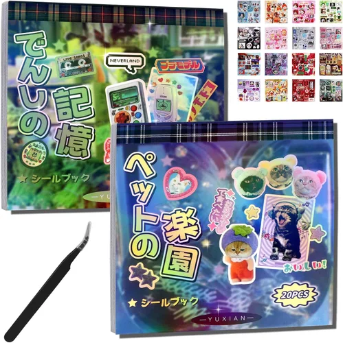 Miniatura 27 de Calcomanías coreanas para tarjetas fotográficas kpop, 3500 para decoración de libros, estéticas, purpurina, mariposa, amor, cinta, flor, alfabeto