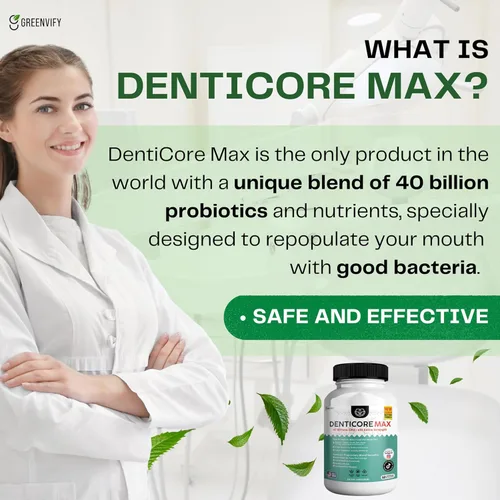 Miniatura 7 de Max for Gums and Teeth Health – 40 mil millones de UFC Probióticos orales avanzados, soporte para el aliento fresco, 60 cápsulas (paquete de 2)