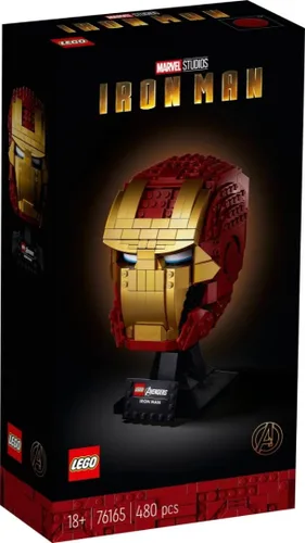 Miniatura 9 de Casco de Iron Man de LEGO Marvel Avengers 76165; Máscara de Iron Man de ladrillo para adultos para construir y exhibir, desafío creativo