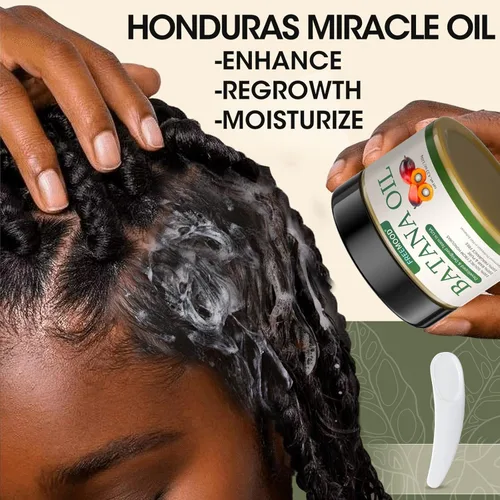 Miniatura 4 de Aceite de batana crudo para el crecimiento del cabello, 100% natural y puro, aceite de batana Dr. Sebi crudo de Honduras sin refinar y orgánico