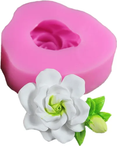 Miniatura 6 de Molde de Silicona para Fondant de Flores Rosas 3D Molde de Chocolate Dulces Pastel Decoración Molde Jabón Molde Vela Molde Resina Arcilla Horneado