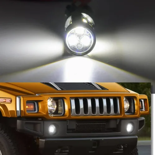 Miniatura 4 de H2 LED Lámparas de Marcha Diurna para Hummer H2 2003 2004 2005 2006 2007 2008 2009 DRL Lámparas de Posición de 21 Chips SMD 1200 Lúmenes Luz