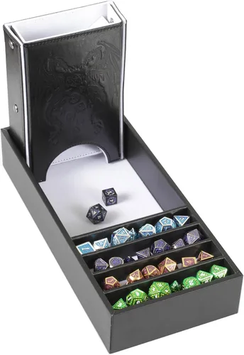 Miniatura 11 de Forged Dice Co. Citadel Bandeja y Torre de Dados - 3 en 1 Bandeja de Rodaje, Caja de Almacenamiento y Torre Removible para DnD, RPG y Juegos de Mesa