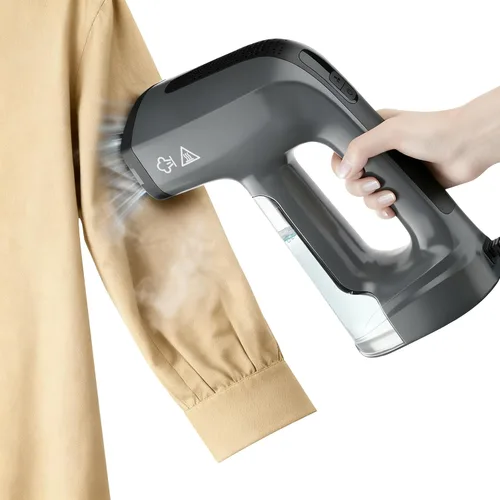 GHORA Vaporizador al vacío para ropa, 3500 Pa, vaporizador de mano de succión fuerte, vaporizador portátil de viaje y plancha de doble modo (110-120