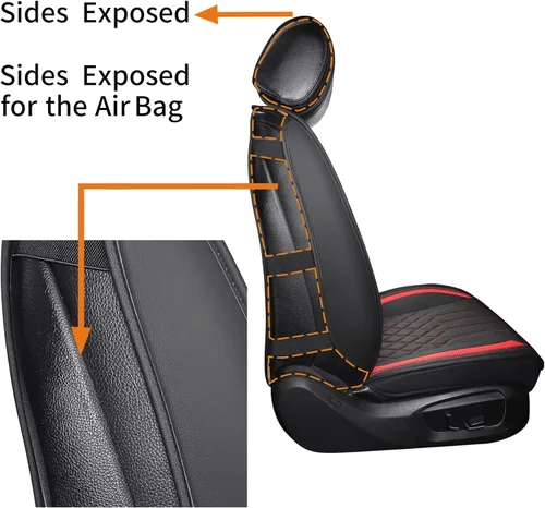 Miniatura 4 de Tomatoman Fundas de asiento de coche compatibles con Nissan Frontier Pathfinder Sentra Maxima Versa Xterra Altima X-Trail Rogue Armada Cube Juke