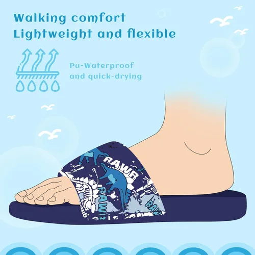 Miniatura 5 de WateLves Sandalias deslizantes para niñas y niños pantuflas de verano para exteriores playa piscina ducha niño pequeñoniño grande