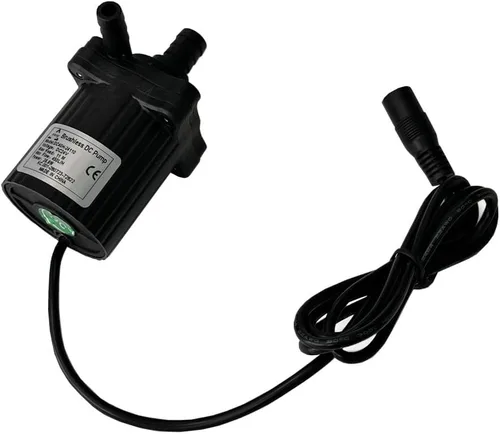 Miniatura 5 de SHYSKY DC40H-24110 Micro bomba de agua a presión sin escobillas, bomba de agua sumergible, 24V 28W, elevación 36.1 ft 39ft, 118GPH, trabajo seguro