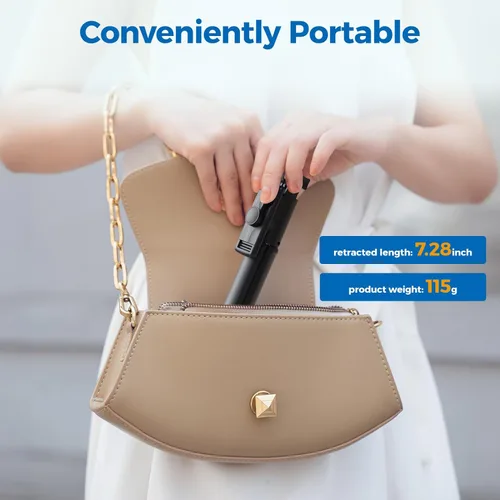 Miniatura 8 de Trípode para selfie, trípode retráctil para selfie stick con control remoto inalámbrico, para fotografía, transmisión en vivo, grabación de video