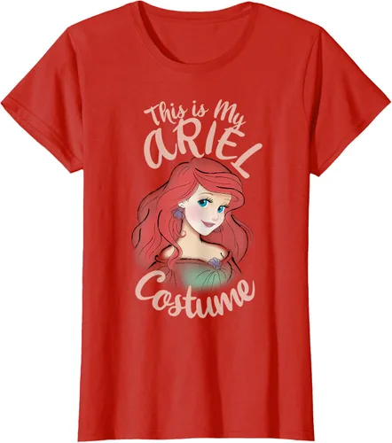 Miniatura 4 de Disney Camiseta de Halloween de Ariel This Is My Costume de La Sirenita, Blanco