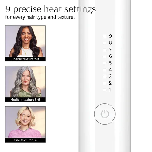 Miniatura 11 de T3 CurlWrap Automatic Rotating Curling Iron with Longer Barrel, 2 Timer Settings, 9 Heat Settings, Auto-Rotating Ceramic Barrel and Ion Generator