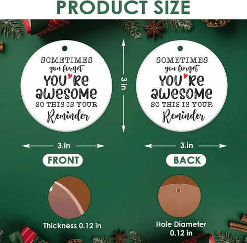 Miniatura 2 de Regalos inspiradores para mujeres, hombres, adornos de Navidad, cumpleaños, regalos inspiradores para amigos, compañeros de trabajo, ideas de regalo