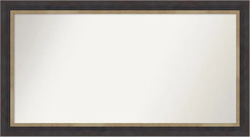 Miniatura 278 de Amanti Art Espejo personalizado, espejo de baño negro Astor, espejo de pared o espejo de tocador de baño sobre el fregadero (25 x 25 pulgadas)