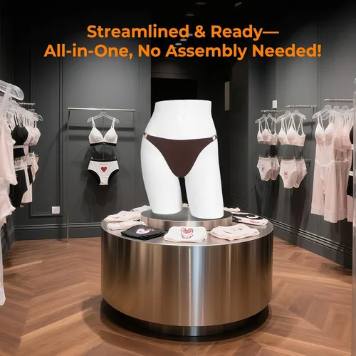 Miniatura 5 de Maniquí femenino sexy de una pieza HIPS para el torso inferior del cuerpo para mostrar la lencería de mujer, maniquíes de glúteos para mostrar