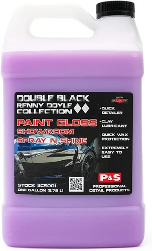 P & S PROFESSIONAL DETAIL PRODUCTS Paint Gloss Showroom Spray N Shine - Spray profesional para detallado de automóviles con excelente lubricante de