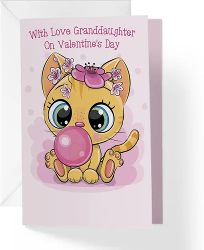 Miniatura 11 de Tarjeta del día de San Valentín de gato negro Para los amantes de los gatos Nine Lives Tarjeta individual de 5 x 7.5 pulgadas con sobre Hecho