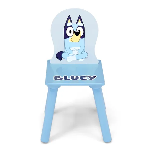 Miniatura 13 de Delta Children - Juego Bluey de 4 piezas para habitación en una caja para niños pequeños – Incluye cama para dormir y jugar, mesa, 1 silla y caja